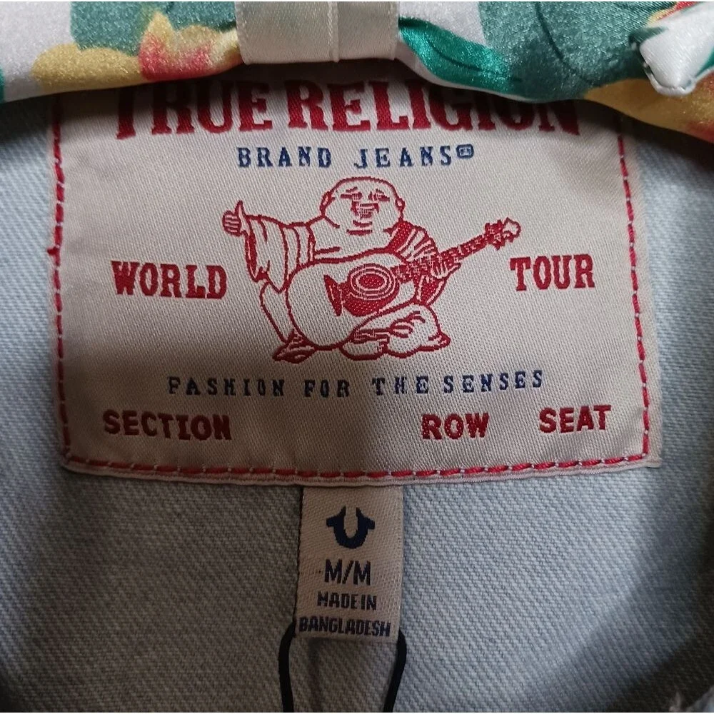 True Religion Men's Trucker Jean Jacket size M